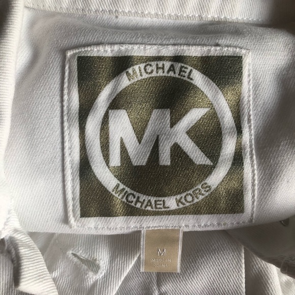Michael Kors white jean jacket - Picture 7 of 8